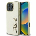 Karl Lagerfeld KLHCP16XPFMFBKMD iPhone 16 Pro Max 6.9" złoty/gold hardcase Metal Signature