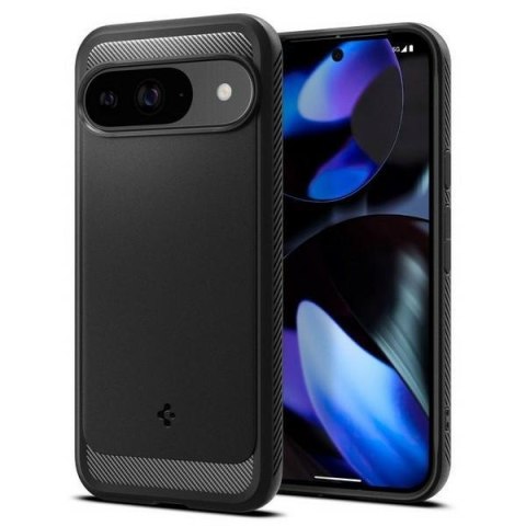 Spigen Rugged Armor Google Pixel 9/9 Pro matte black/czarny ACS07685