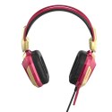 E-Blue IRON MAN EHS908, Gaming Headset, słuchawki z mikrofonem, regulacja głośności, czerwona, 2x 3.5 mm jack + USB