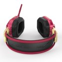 E-Blue IRON MAN EHS908, Gaming Headset, słuchawki z mikrofonem, regulacja głośności, czerwona, 2x 3.5 mm jack + USB