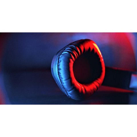 Marvo HG8929, słuchawki z mikrofonem, czarna, podświetlona, 3.5 mm jack + rozdvojka + USB