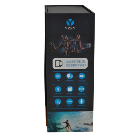 YZSY głośnik bluetooth, FLABO, 2x5W, niebieski, regulacja głośności