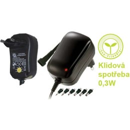 Zasilacz / sieciowy adapter, 220V (el.síť), 3-12V, 1000mA, uniwersalny