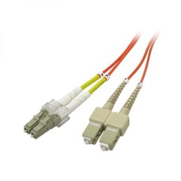 Patchcord optyczny Multi mode (62,5/125), LC/LC, 1m, economy