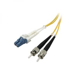 Patchcord optyczny Single mode (9/125), LC/ST, 1m, economy