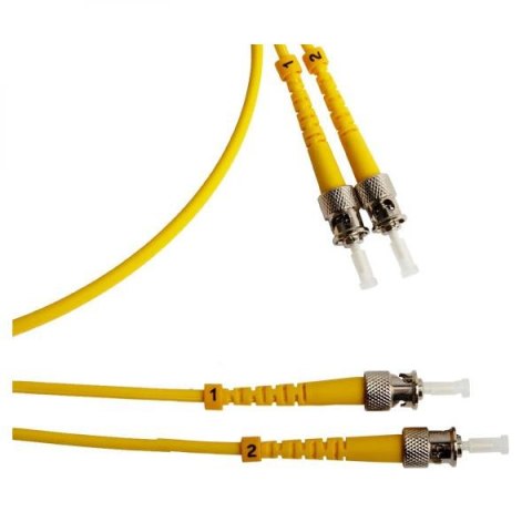 Patchcord optyczny Single mode (9/125), ST/ST, 2m, economy