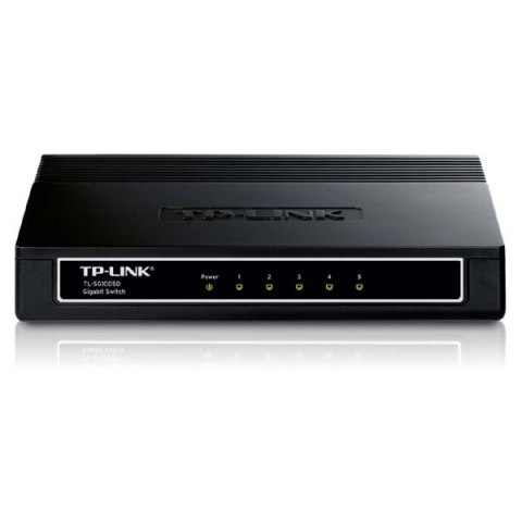 TP-LINK switch TL-SG1005D 1000Mbps, auto MDI/MDIX