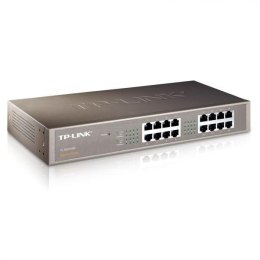 TP-LINK switch TL-SG1016D 1000Mbps, automatyczne uczenie adresów MAC, auto MDI/MDIX