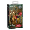 Defender Pollaxe, słuchawki z mikrofonem, regulacja głośności, czarno-czerwona, 2.0, douszne, 3.5 mm jack