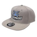 EERINESS snapback, šedá, vyšité logo