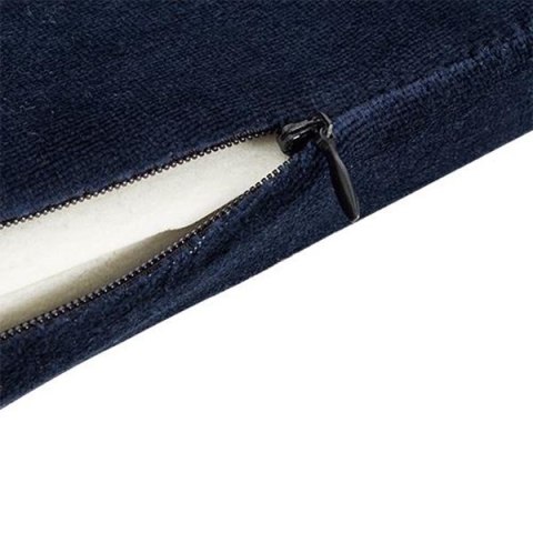 Podparcie lędźwiowe, uniwersalny, ergonomiczna, niebieska, pianka z efektem pamięci