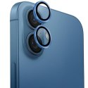 UNIQ Optix Aluminium Camera Lens Protector iPhone 16 6.1" / 16 Plus 6.7" pearl blue szkło na obiektyw aparatu z aplikatorem