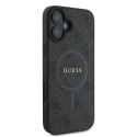 Guess GUHMP16MG4GFRK iPhone 16 Plus 6.7" czarny/black hardcase 4G Ring Classic Logo MagSafe