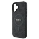 Guess GUHMP16MG4GFRK iPhone 16 Plus 6.7" czarny/black hardcase 4G Ring Classic Logo MagSafe