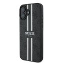 Guess GUHMP16MP4RPSK iPhone 16 Plus 6.7" czarny/black hardcase 4G Printed Stripes MagSafe