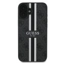 Guess GUHMP16MP4RPSK iPhone 16 Plus 6.7" czarny/black hardcase 4G Printed Stripes MagSafe