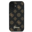 Guess GUHMP16MPGPYSK iPhone 16 Plus 6.7" czarny/black hardcase PU Peony Script MagSafe