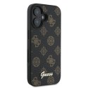 Guess GUHMP16MPGPYSK iPhone 16 Plus 6.7" czarny/black hardcase PU Peony Script MagSafe