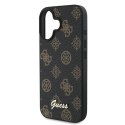 Guess GUHMP16MPGPYSK iPhone 16 Plus 6.7" czarny/black hardcase PU Peony Script MagSafe