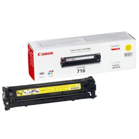 Canon oryginalny toner CRG716, yellow, 1500s, 1977B002, Canon LBP-5050, 5050n, MF-8050, O