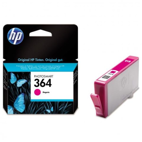 HP oryginalny ink / tusz CB319EE, HP 364, magenta, 300s, HP Photosmart B8550, C5380, D5460