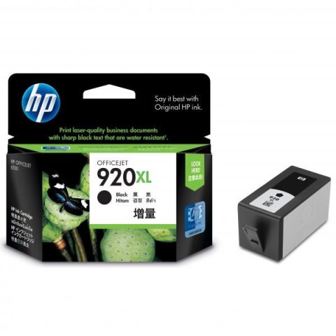 HP oryginalny ink / tusz CD975AE, HP 920XL, black, 1200s, HP Officejet