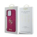 Guess GUHCP16XHG4SGU iPhone 16 Pro Max 6.9" fioletowy/lpurple hardcase Fixed Glitter Big 4G