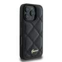 Guess GUHCP16XPSQSQSK iPhone 16 Pro Max 6.9" czarny/black hardcase Quilted Metal Logo