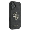 Guess GUHCP16S4GMGGR iPhone 16 6.1" czarny/black hardcase 4G Big Logo