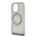 Guess GUHMP16LHFWFCK iPhone 16 Pro 6.3" czarny/black hardcase IML Flowers Wreath MagSafe