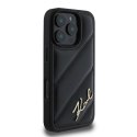 Karl Lagerfeld KLHCP16XPQDSMGK iPhone 16 Pro Max 6.9" czarny/black hardcase Quilted Signature