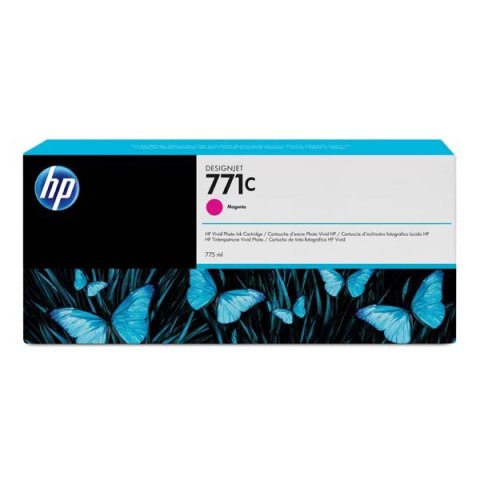 HP oryginalny ink / tusz B6Y09A, HP 771C, magenta, 775ml, HP Designjet Z6200, Z6600, Z6800