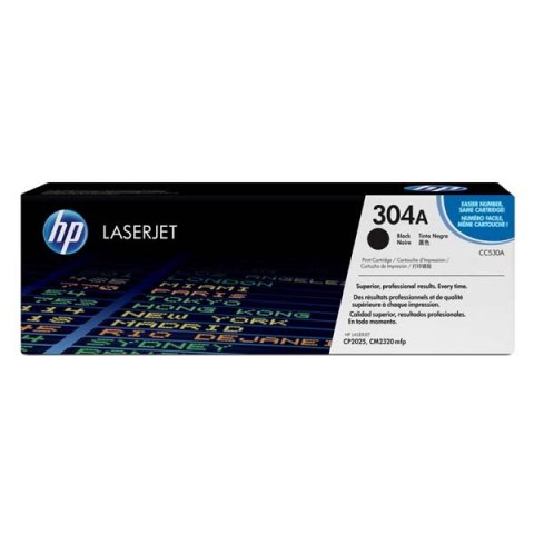 HP oryginalny toner CC530A, black, 3500s, HP 304A, HP Color LaserJet CP2025, CM2320, O