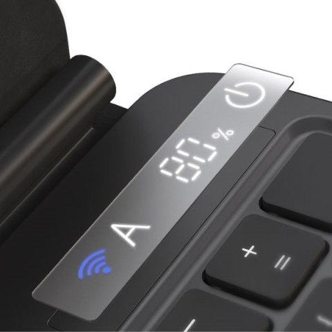 USAMS Etui ochronne z klawiaturą iPad Pro 12,9" czarny/black Miaoke Series IPP12MG01 (US-BH876)