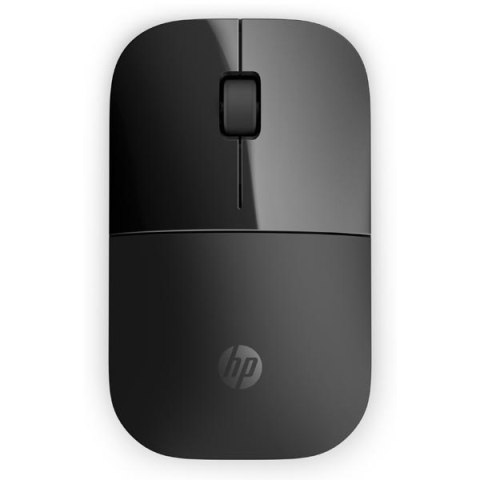 HP mysz Z3700 Wireless Black Onyx, 1200DPI, 2.4 [GHz], optyczna Blue LED, 3kl., 1 scroll, bezprzewodowa, czarna, 1 szt AA, Windo