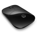HP mysz Z3700 Wireless Black Onyx, 1200DPI, 2.4 [GHz], optyczna Blue LED, 3kl., 1 scroll, bezprzewodowa, czarna, 1 szt AA, Windo