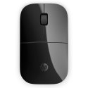 HP mysz Z3700 Wireless Black Onyx, 1200DPI, 2.4 [GHz], optyczna Blue LED, 3kl., 1 scroll, bezprzewodowa, czarna, 1 szt AA, Windo
