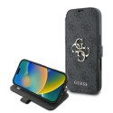 Guess GUBKP16L4GMGGR iPhone 16 Pro 6.3" czarny/black book 4G Metal Logo