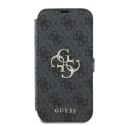 Guess GUBKP16M4GMGGR iPhone 16 Plus 6.7" czarny/black book 4G Metal Logo