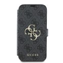 Guess GUBKP16S4GMGGR iPhone 16 6.1" czarny/black book 4G Metal Logo