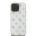 Guess GUHMP16LPGPYSH iPhone 16 Pro 6.3" biały/white hardcase Peony Script Logo MagSafe