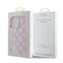 Guess GUHMP16LPGPYSP iPhone 16 Pro 6.3" różowy/pink hardcase Peony Script Logo MagSafe