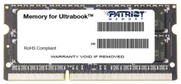 Pamięć PATRIOT (SODIMM/DDR3/8 GB/1600MHz/1.35V/11 CLCL/SINGLE)