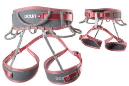 Uprząż wspinaczkowa Ocun Twist Tech ECO LD szaro-czerwona (grey/red) r. XS-M