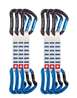 Zestaw ekspresów wspinaczkowych Ocun Raven QD Zoom PA 12 cm 6-pack niebieski (blue)