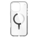 Speck Presidio Perfect-Clear MagSafe - Etui iPhone 16 Pro Max (Clear / Chrome Finish / Serene Silver)