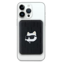 Karl Lagerfeld Powerbank indukcyjny KLPB5FPGKSCHHK 15W 5000mAh czarny/black Choupette Head Pin MagSafe