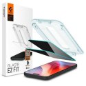 Spigen Glas.TR iPhone 16 Pro Max 6.9" "EZ FIT" 2 szt. privacy szkło hartowane prywatyzujące AGL07908