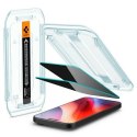 Spigen Glas.TR iPhone 16 Pro Max 6.9" "EZ FIT" 2 szt. privacy szkło hartowane prywatyzujące AGL07908