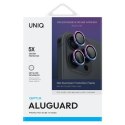 UNIQ Optix Aluminium Camera Lens Protector iPhone 16 Pro 6.3" / 16 Pro Max 6.9" iridescent szkło na obiektyw aparatu z aplikator